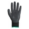 Black front Black Light PU Breathable Glove | JB-8R004