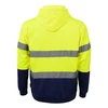 High Vis Full Zip Day/Night Fleecy Hoodie