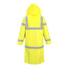 High Vis Yellow back Hi-Vis Rain Coat 122cm | PMW-H445