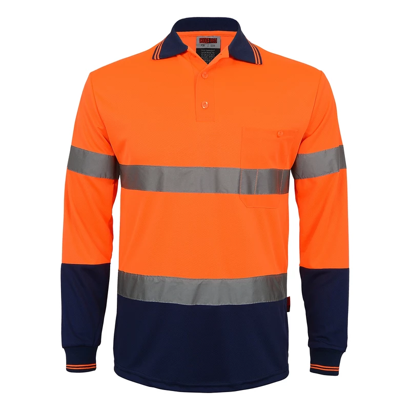 High Vis Long Sleeve Day/Night Polo Shirt