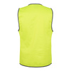 High Vis Yellow back High Vis Zip Vest | CR-V29