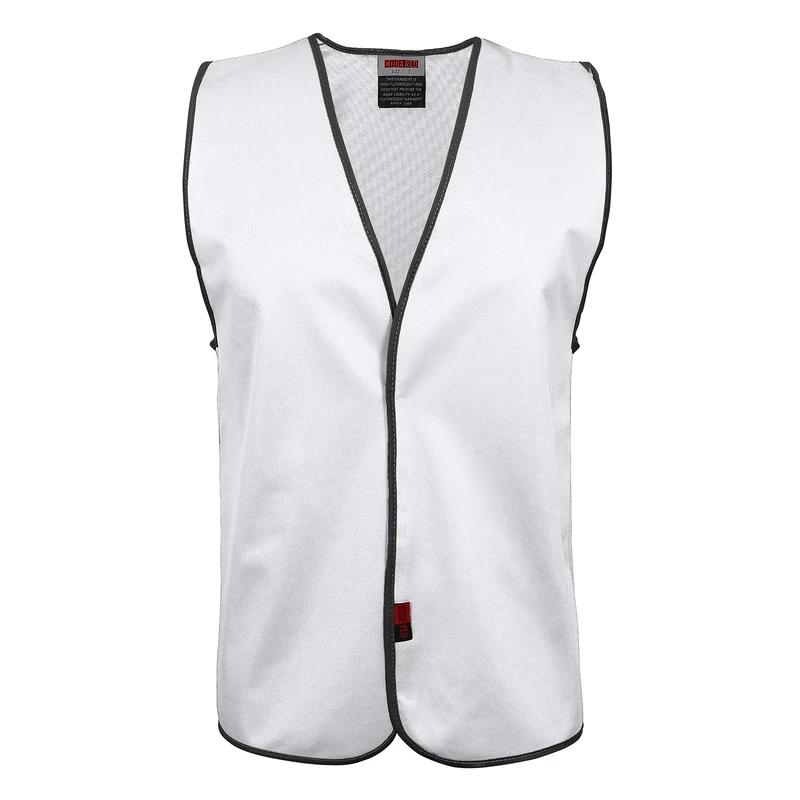 White Safety Vest for Identification