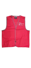 Red Safety Vest for Identification