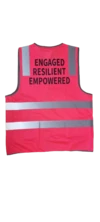 Pink Hi Vis Day and Night Vest