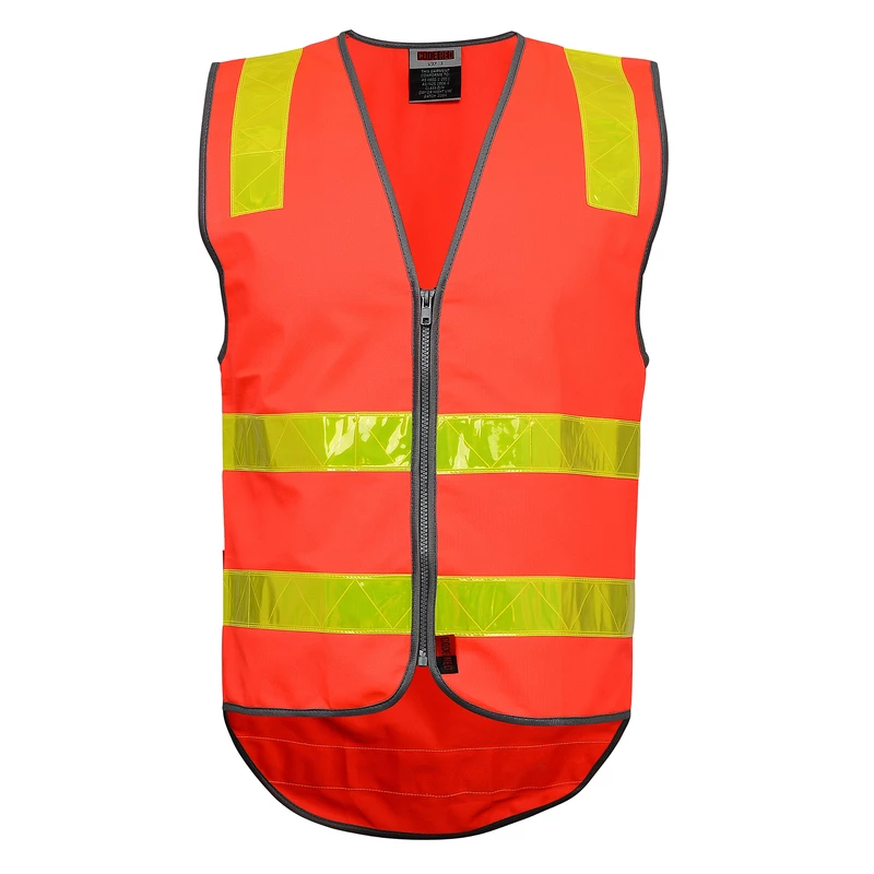 Vic Roads High Vis Red Vest Code Red V37