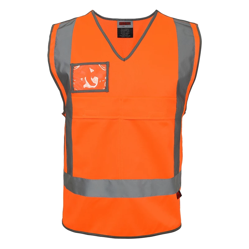 NSW Rail Day and Night Quick Release Vest with 'X' Pattern Tape