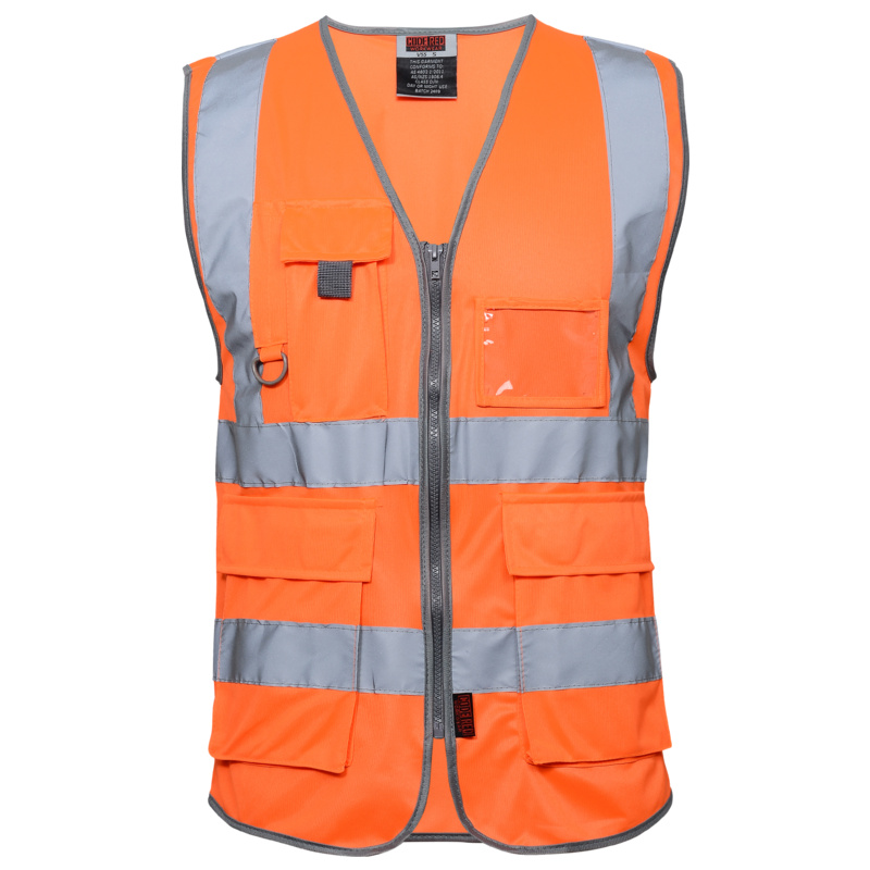 Executive High Vis Vest with Zip and pocket