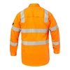 Vic Rail Hi Vis Vented Drill Shirt with Reflective Tape