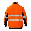 Hi Vis Half Zip Cotton Pullover