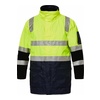 Hi Vis 6 in 1 Two Tone Reflective Jacket with Removable Sleeves