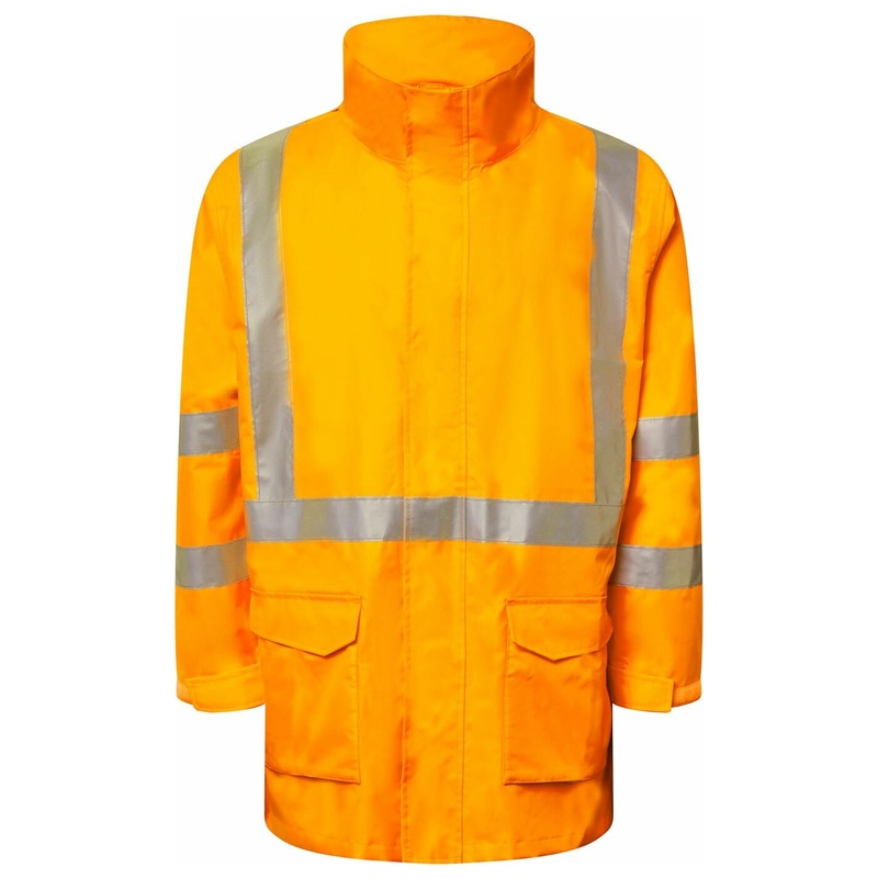 NSW Rail Hi Vis Reflective Jacket with X Pattern Tape