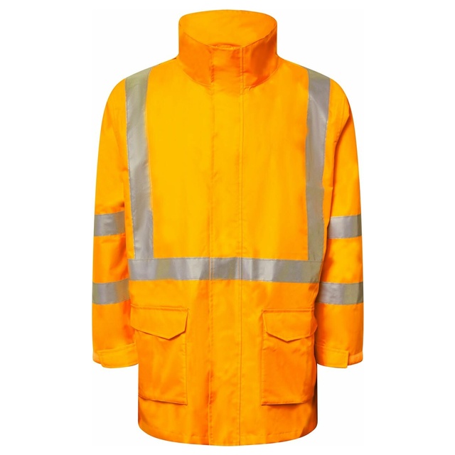 NSW Rail Hi Vis Reflective Jacket with X Pattern Tape