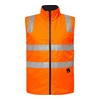 Hi Vis 6 in 1 Two Tone Reflective Jacket with Removable Sleeves