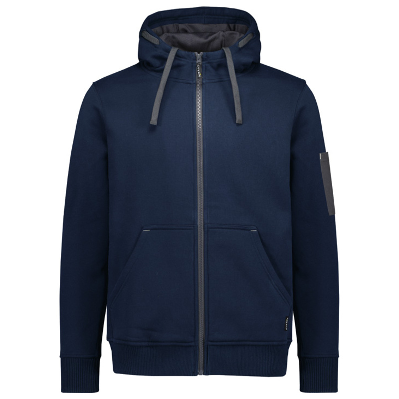 Unisex Zip Front Multi-Pocket Hoodie