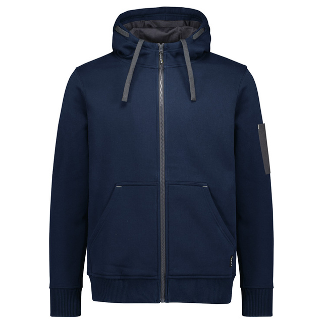 Unisex Zip Front Multi-Pocket Hoodie