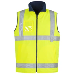 High Vis Fleece Lined Vest