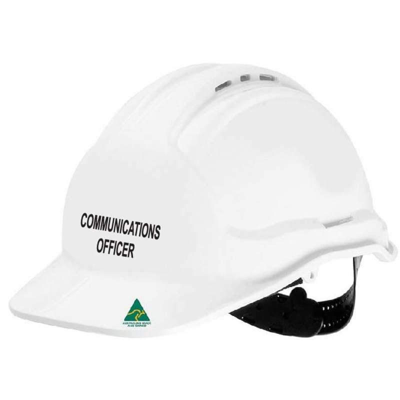 Communications Officer Hard Hat