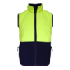 High Vis Yellow front Hi-Vis Polar Vest | BH-W16