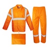 High Vis Orange front Day/Night Rain Jacket & Pant Set | BH-W14