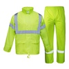 High Vis Yellow front Day/Night Rain Jacket & Pant Set | BH-W14