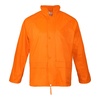High Vis Orange front Rain Jacket & Pant Set | BH-W12