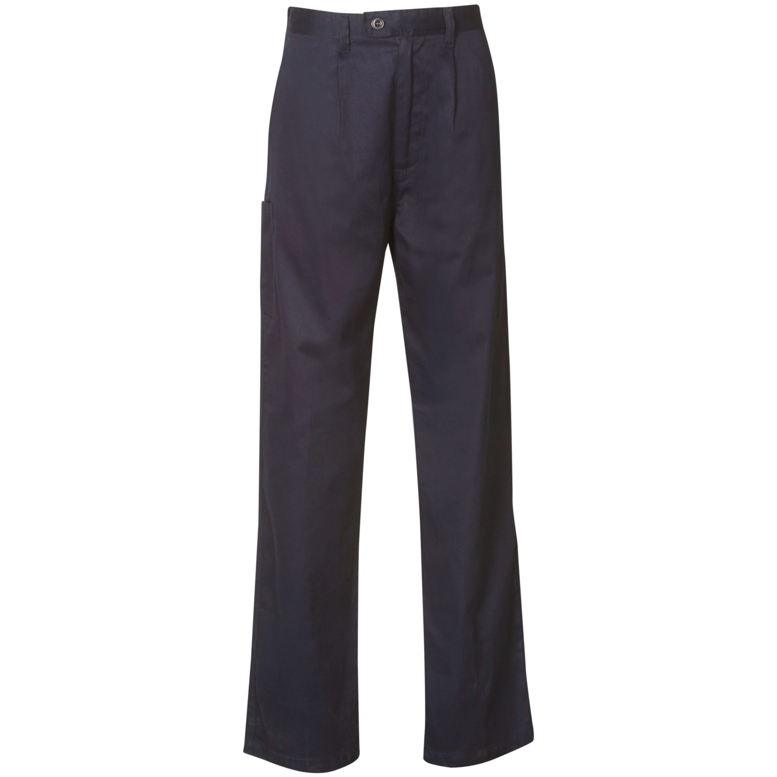 Navy front Light Weight Drill Trousers | BW-W61