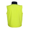 High Vis Yellow / Navy back Hi Vis Sleeveless Polar Fleece | BW-F84