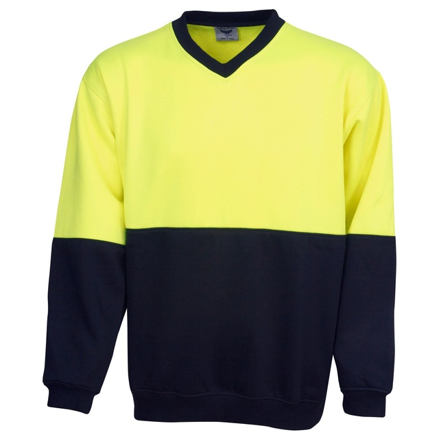 Hi Vis Fleecy V-Neck Sweat