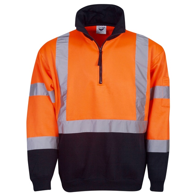 Hi Vis Day/Night Half-Zip Fleecy Jumper