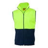 High Vis Yellow / Navy front Hi-Vis Two Tone Vest | SH-SW08