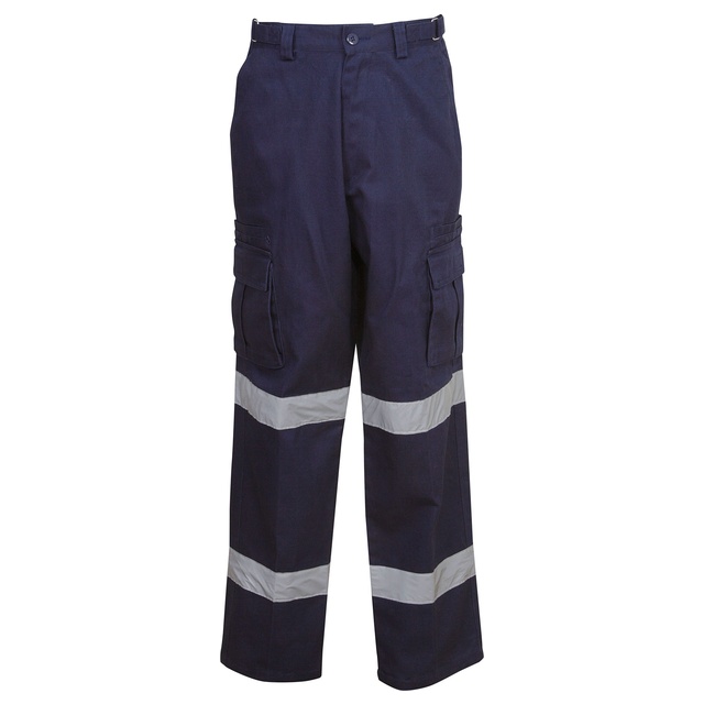 Cargo Trousers with Reflective Tape
