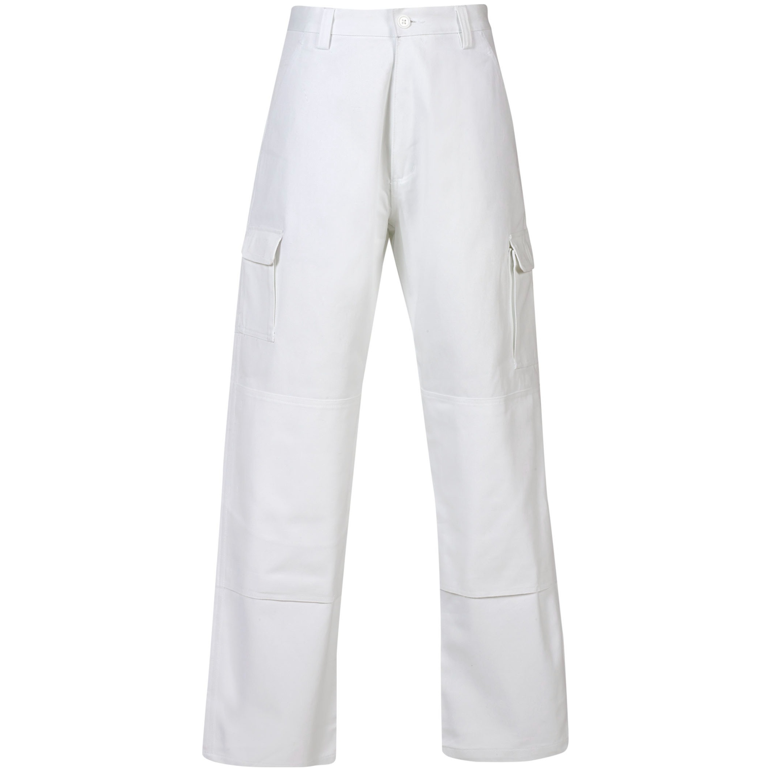 White front Heavy Drill Painter Trousers | BW-W87