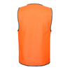 High Vis Orange back Safety Vest with ID Card Holder | CR-V24