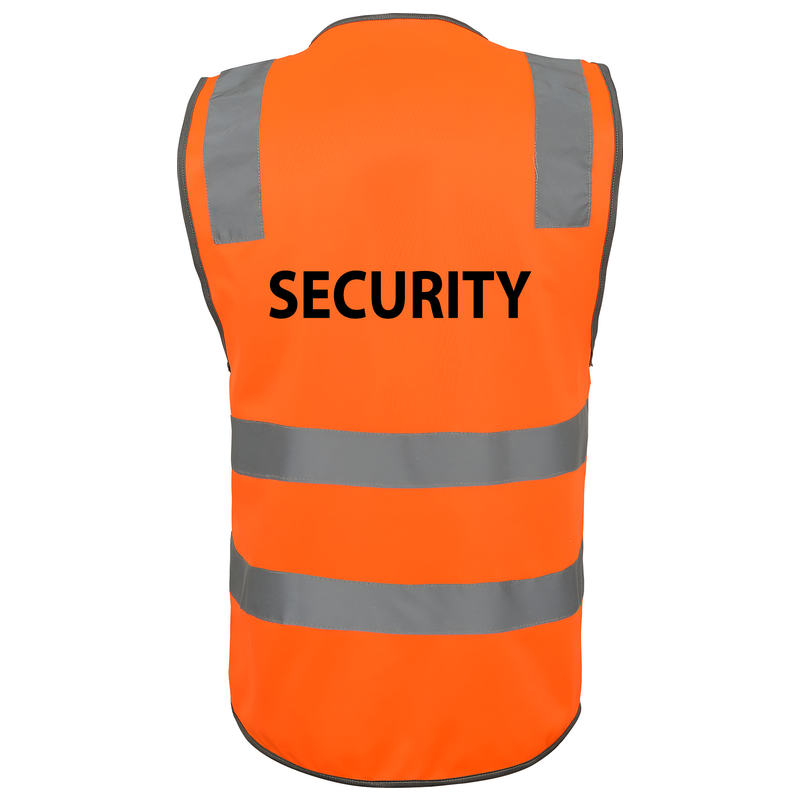 Security Vest - Printed High Quality Velcro Safety Vest