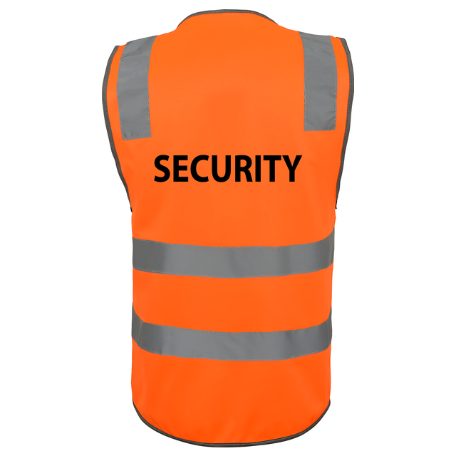 Security Vest - Printed High Quality Velcro Safety Vest