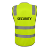 Security Vest - Printed High Quality Velcro Safety Vest