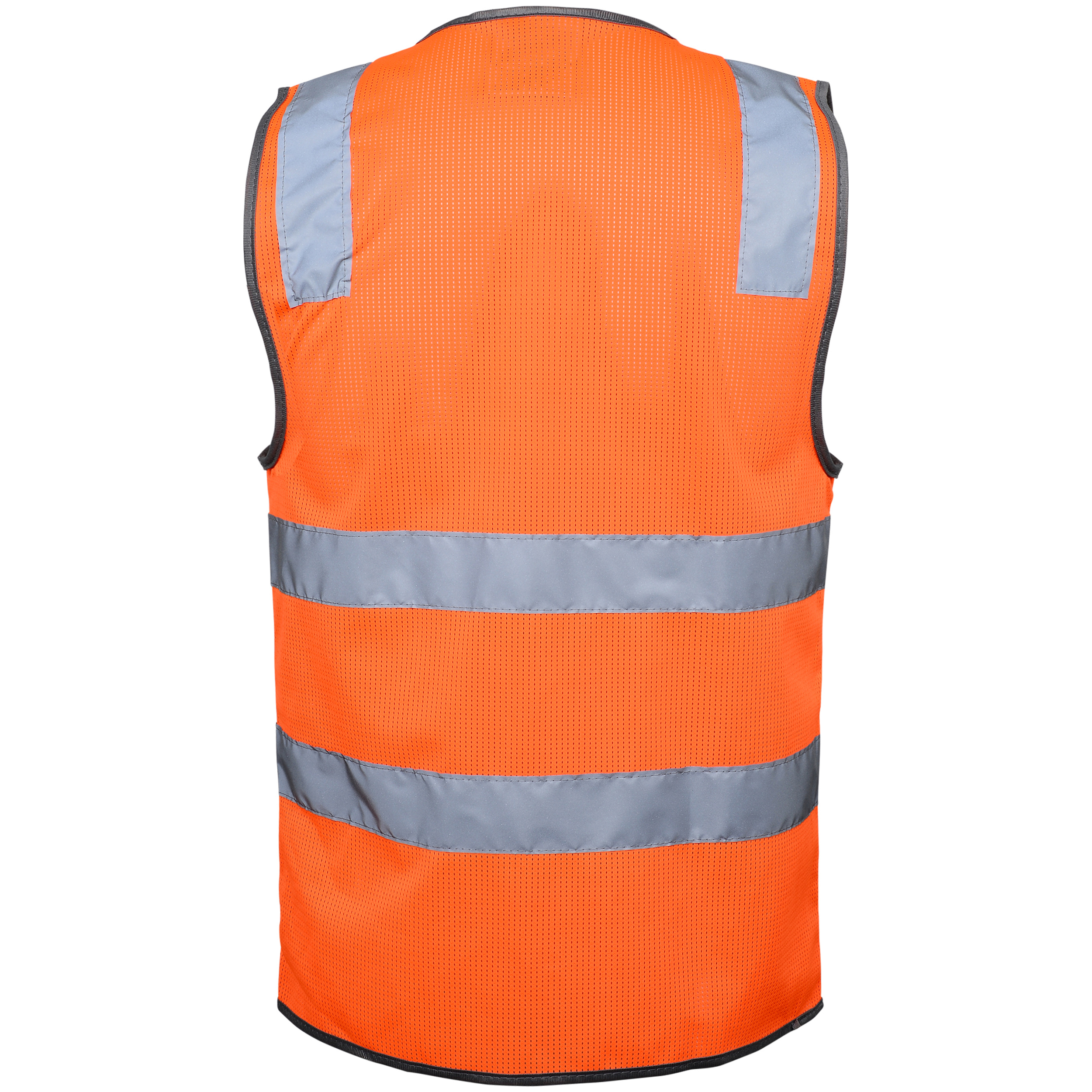 High Vis Orange back Mesh High Vis Vest with Tape | CR-V36