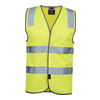High Vis Yellow back Mesh High Vis Vest with Tape | CR-V36
